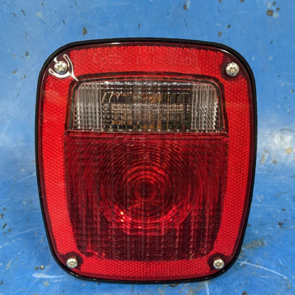 Grote Red 3-Stud Stop Tail Turn Light With White Backup Light Ford Connect 53792