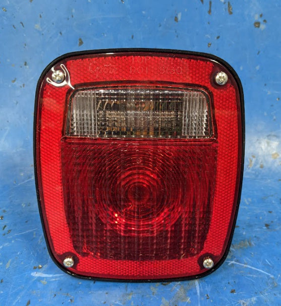 Grote Red 3-Stud Stop Tail Turn Light With White Backup Light Ford Connect 53792