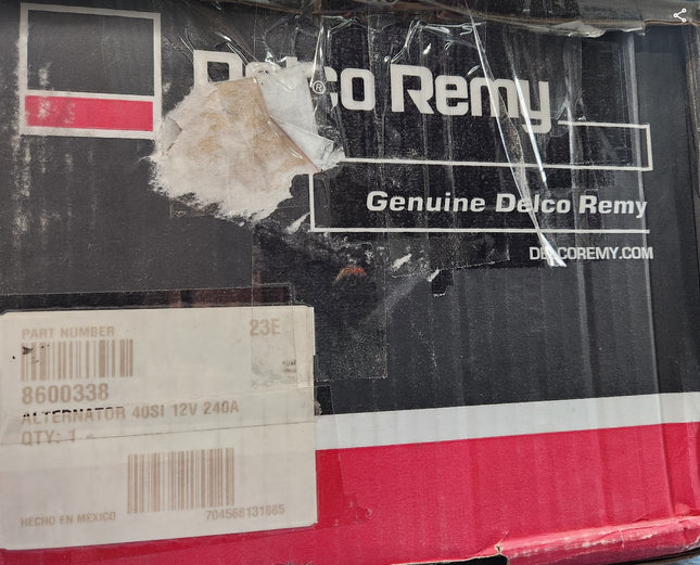 8600338 Genuine Delco Remy Alternator 40SI 12V 240A Open Box Return