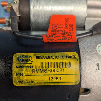Magneti Marelli Engine Starter Reman RMMSR00021