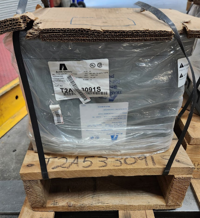 Acme Electric T2A533091S Three Phase Wall Mount Power Transformer 6kVA 480V T-2A-53309-1S