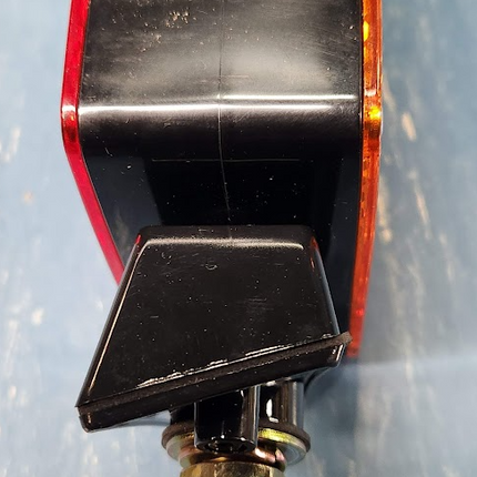 10010269 Dual Face Square Red Amber 45 LED Pedestal Fender Turn Light 4.5” Stud Mount Truck Bus