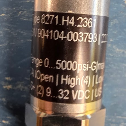CMP 8271 CANopen Miniature Pressure Transmitter 5,000 psi Manitowoc 80139799