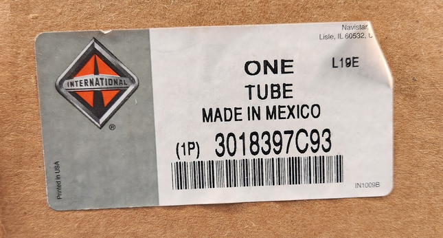 3018397C93 Navistar Bigbore Turbocharger Oil Supply Tube