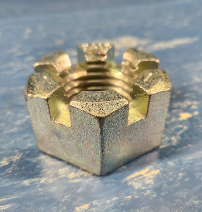 11324-00731 2 - 4 1/2 Finished Hex Slotted Nut 7660420101