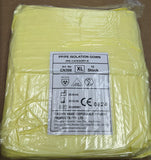 Isolation Gown PPE Category III 3Disposable Yellow XL 100 PCS CASE