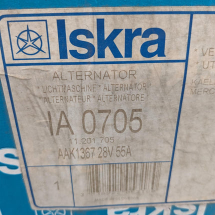 11.201.705 Iskra Alternator 28V 55A MAN AAK1367 WAI 12586N - getexcess