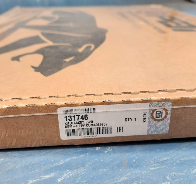 131746 PAI Gasket Kit Lower Cummins 4089759