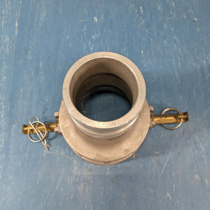 RDA-A4030 by Kuriyama 4" Reducing Coupler x 3" Adapter Aluminum - getexcess