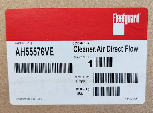 AH55576VE Fleetguard Air Cleaner Direct Flow