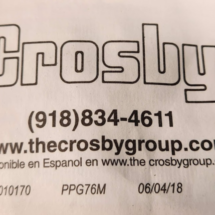 Crosby Mckissick 3/4 Terminator Wedge Socket 2010170 S-421T US-422T 1/2-5/8