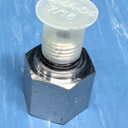 BAG OF (20) Parker 4-6 F5OG5-S SAE Adapter 4 SAE-ORB Male X 6 SAE-ORB Female Steel