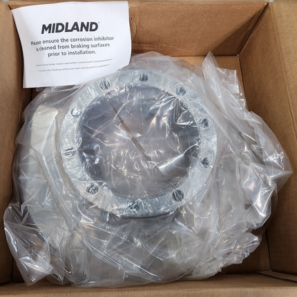 Midland Haldex MPBR76603 Air Disc Brake Rotor Transit Coach U Type 10 Bolt 17.1" Dia - getexcess