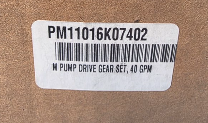 PM1-1016-K07-40-2 Muncie M Pump Drive Gear Set 40 GPM PM11016K07402