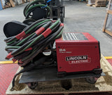 USED Lincoln Electric Flex Feed 84 Wire Feeder on short cart with wheels