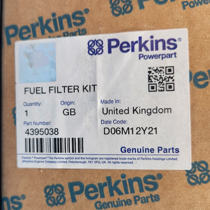 4395038 Genuine Perkins Filter Fuel Oil Water Separator Hitachi ZX170LC-5A ZX200-5A