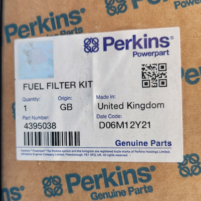 4395038 Genuine Perkins Filter Fuel Oil Water Separator Hitachi ZX170LC-5A ZX200-5A