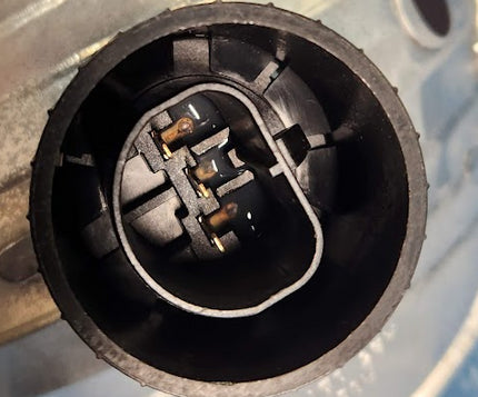 Headlamp Headlight Bucket Assy Round 7" 9007LL Bulb Glass Classic Conversion