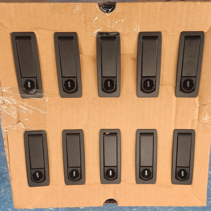 Southco Trigger Style Locking Keyed Latch Adjustable Lever Flush Thin Grip Kit - 40 PCS