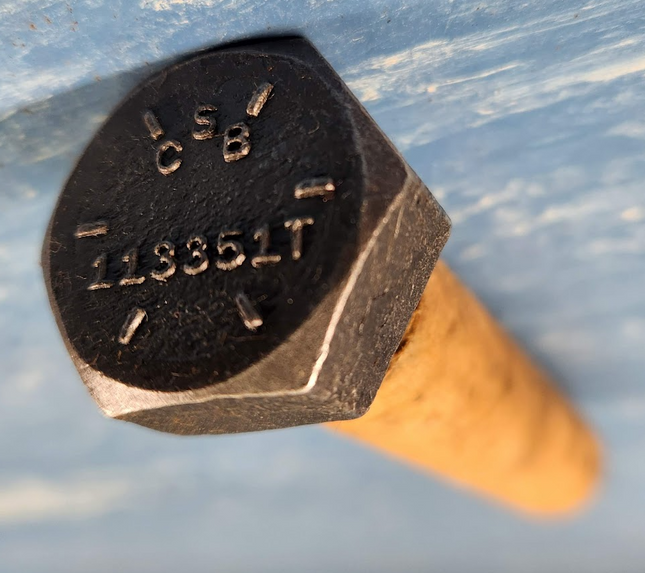 Box of 55 - 3/4"-10 X 4 1/2" Grade 8 Hex Head Cap Screw Black Plain