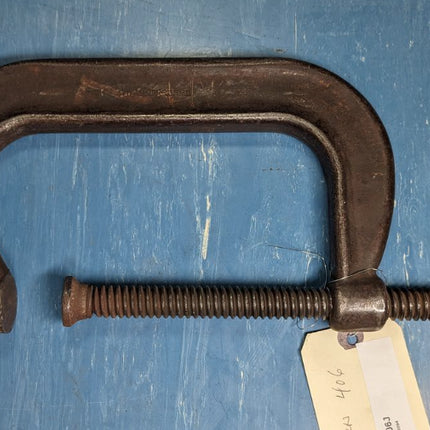 USED Jorgensen 404 Forged Steel C G Clamp 6" Jaw 4" Throat