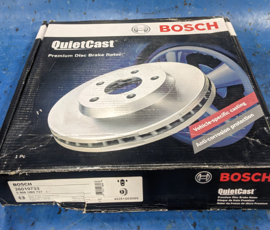 Bosch QuietCast Premium 26010733 Disc Brake Rotor Vented Front