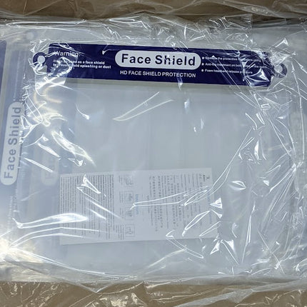 200-Pack Full Face Shield Reusable Washable Disposable Protection Cover Face Mask Anti-Splash