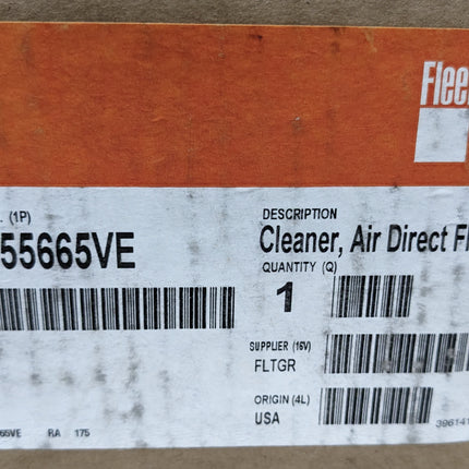 Cummins Fleetguard Air Cleaner Direct Flow AH55665 Manitowoc MLC650