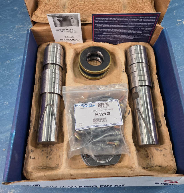 K121G Stemco Kaiser No Ream Qwik King Pin Kit
