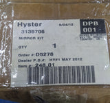 Hyster Mirror Kit 5" Diameter HY3135706 3135706