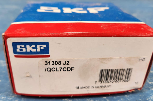 SKF Taper Roller Bearing 31308 J2/QCL7CDF 40x90x50.92mm