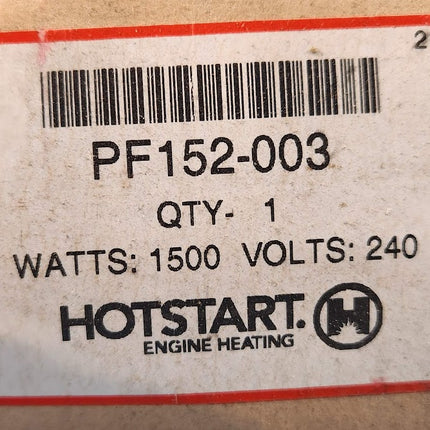 Hotstart Block Heater Cummins ISM QSM 11.0L Flat Plate Design Engines 240V PF152-003