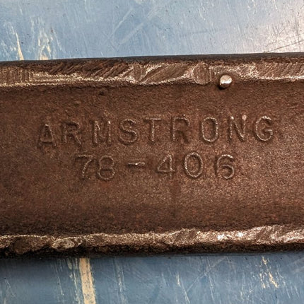 USED Armstrong Forged Steel C G Clamp 6" Jaw 4" Throat