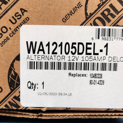 WAI Alternator 12V 105 Amp Chevrolet Tahoe Express Silverado Cadillac Escalade