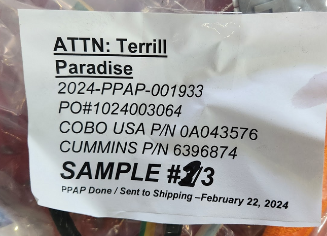 10078999 EV Charging Charger Cable Assy Cummins 6396874
