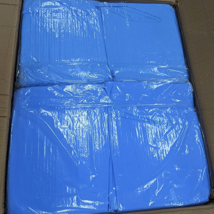 MedGluv Blue XL Premium Isolation Gown Elastic Wrist AAMI Level 2 MGGL24 100 pcs - getexcess