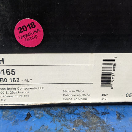 Bosch QuietCast Premium 16010165 Disc Brake Rotor Front