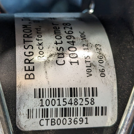 Bergstrom 12V Inlet Booster Pump Assy Bluebird 10034148