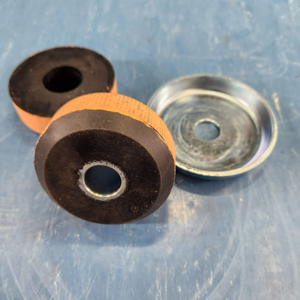 Engine Isolator Kit Ebco 70 Duro Orange 2.5" OD x 2.5" OAL x 5/8" ID