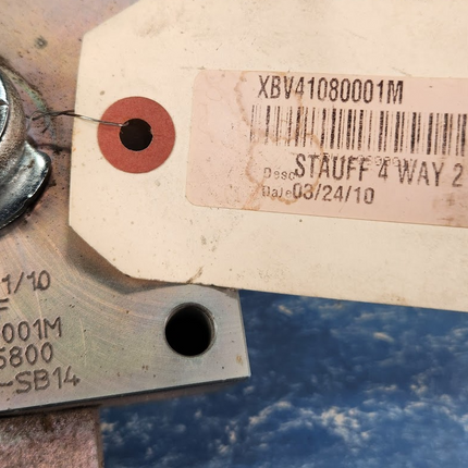 XBV-4-N08-0001-M Stauff 4-Way 2 Pos Ball Valve 400 Bar 5800 PSI