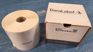 DuraLabel 84-3001 DLP300 4x140 White Premium Vinyl 3.0 Mil