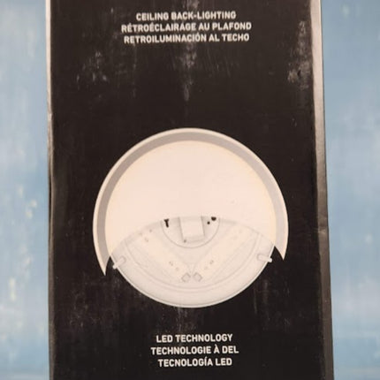 Artika Altitude LED Flush Mount 15" Light 5CCT Black Colors OPEN BOX