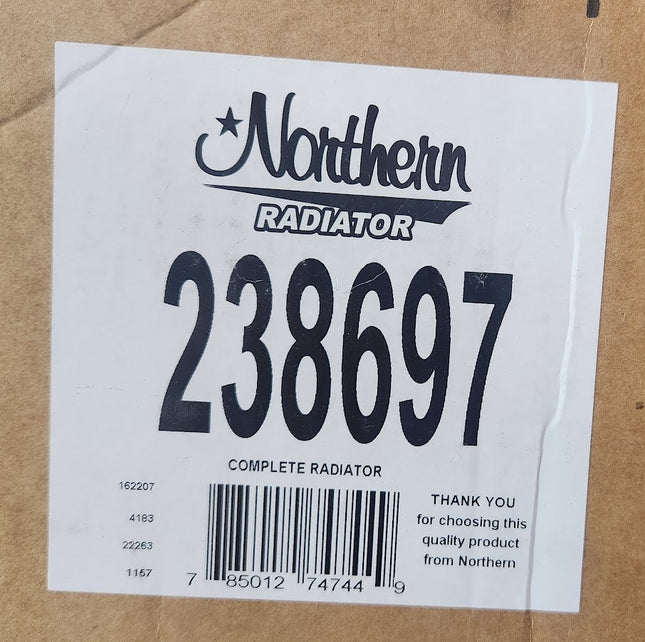 Northern Complete Radiator Assembly 238697 239258 International Navistar