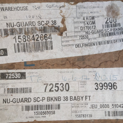 Nu-Guard SC-P 38mm 1.5” Self Closing SAE Braided Sleeve Wire Loom Split Cable Protector 200ft