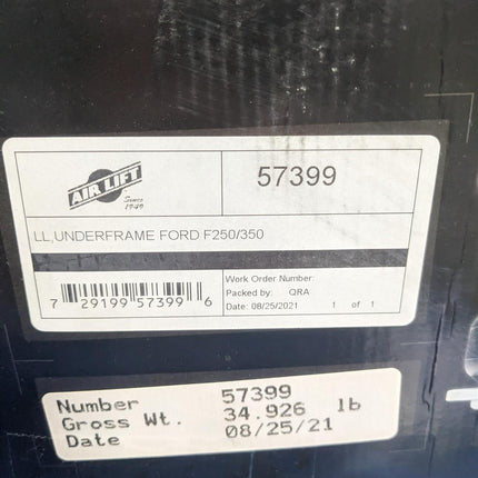 Air Lift 57399 LoadLifter 5000 Adjustable Air Springs  Suspension Kit Underframe Ford F250/350