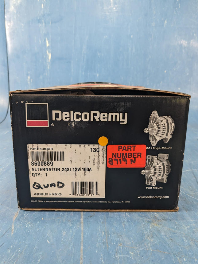 8600889 Delco Remy Alternator 24SI 12V 160A High Output Pad Mount