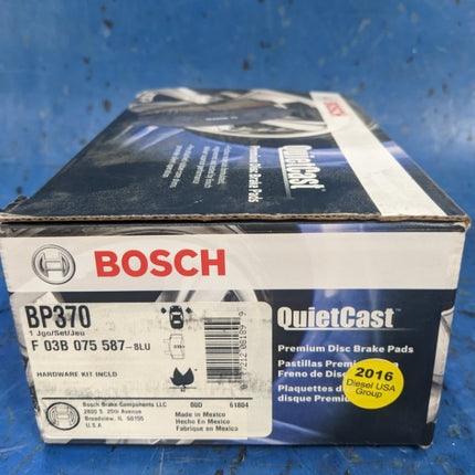 Bosch QuietCast Premium BP370 Disc Brake Pad Set Front