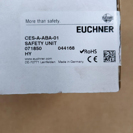 Euchner Safety Unit CES-A-ABA-01 CESAABA01 30 VDC/250 VAC OUTPUT RATING