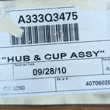 Wheel Hub and Cup Assembly A333Q3475 2530012894301 Axletech Meritor Rough Terrain
