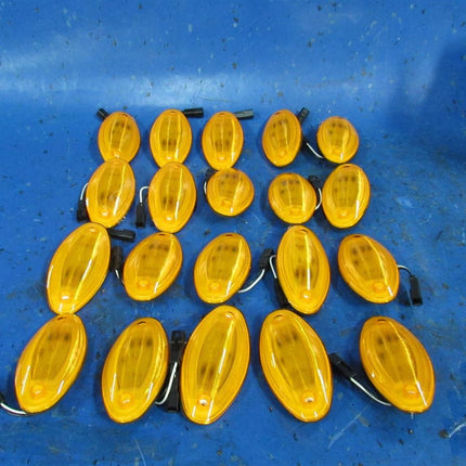 5" Oval Amber LED Marker Lights (20)  Stop Tail Turn Truck Trailer 20 pcs